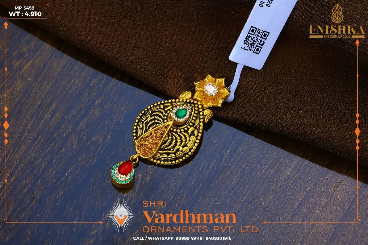 22kt Mangalsutra Pendant Sarafa Bazar India