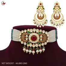 Kundan Antique Chick Set Sarafa Bazar India