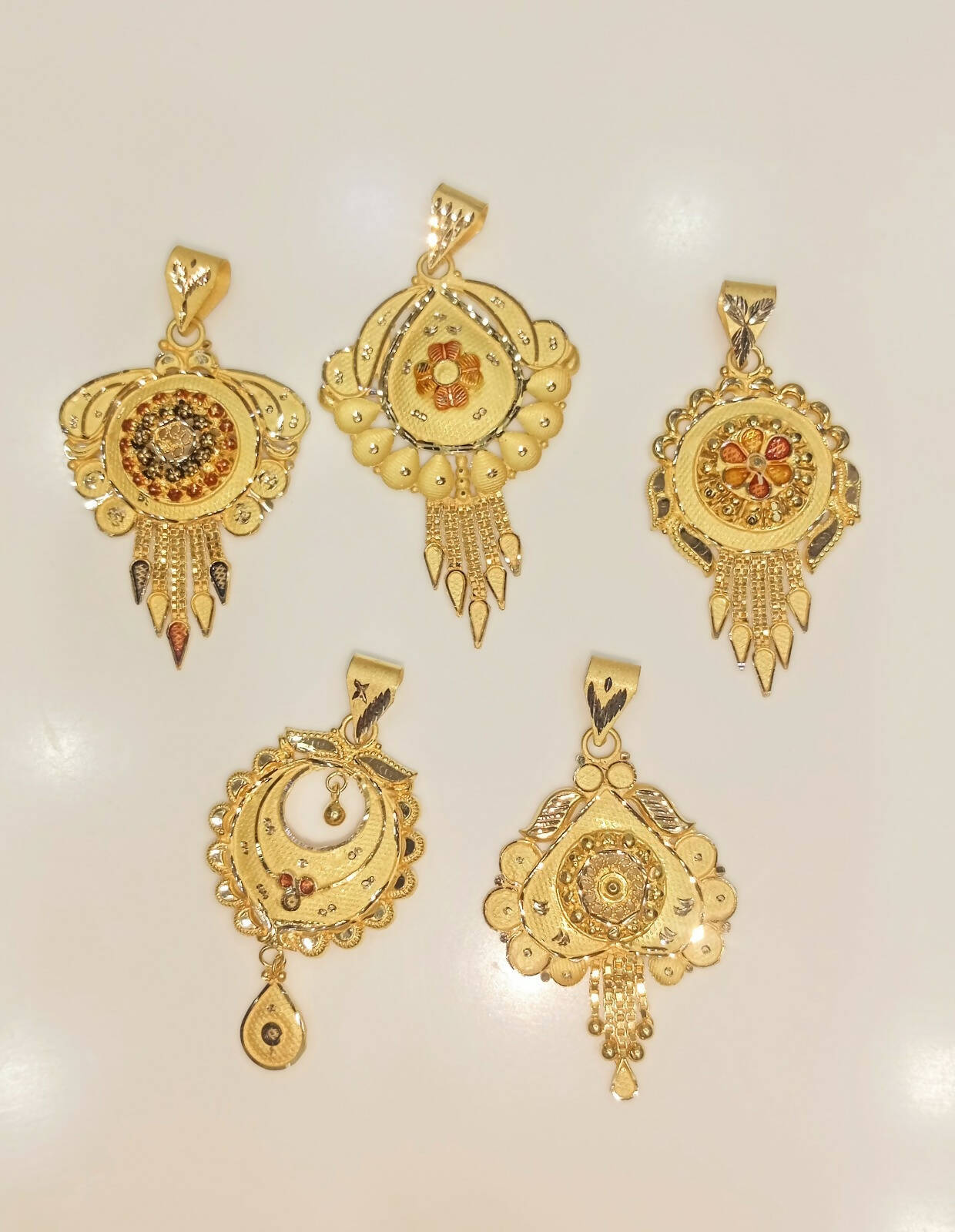 Gold Pendants Sarafa Bazar India