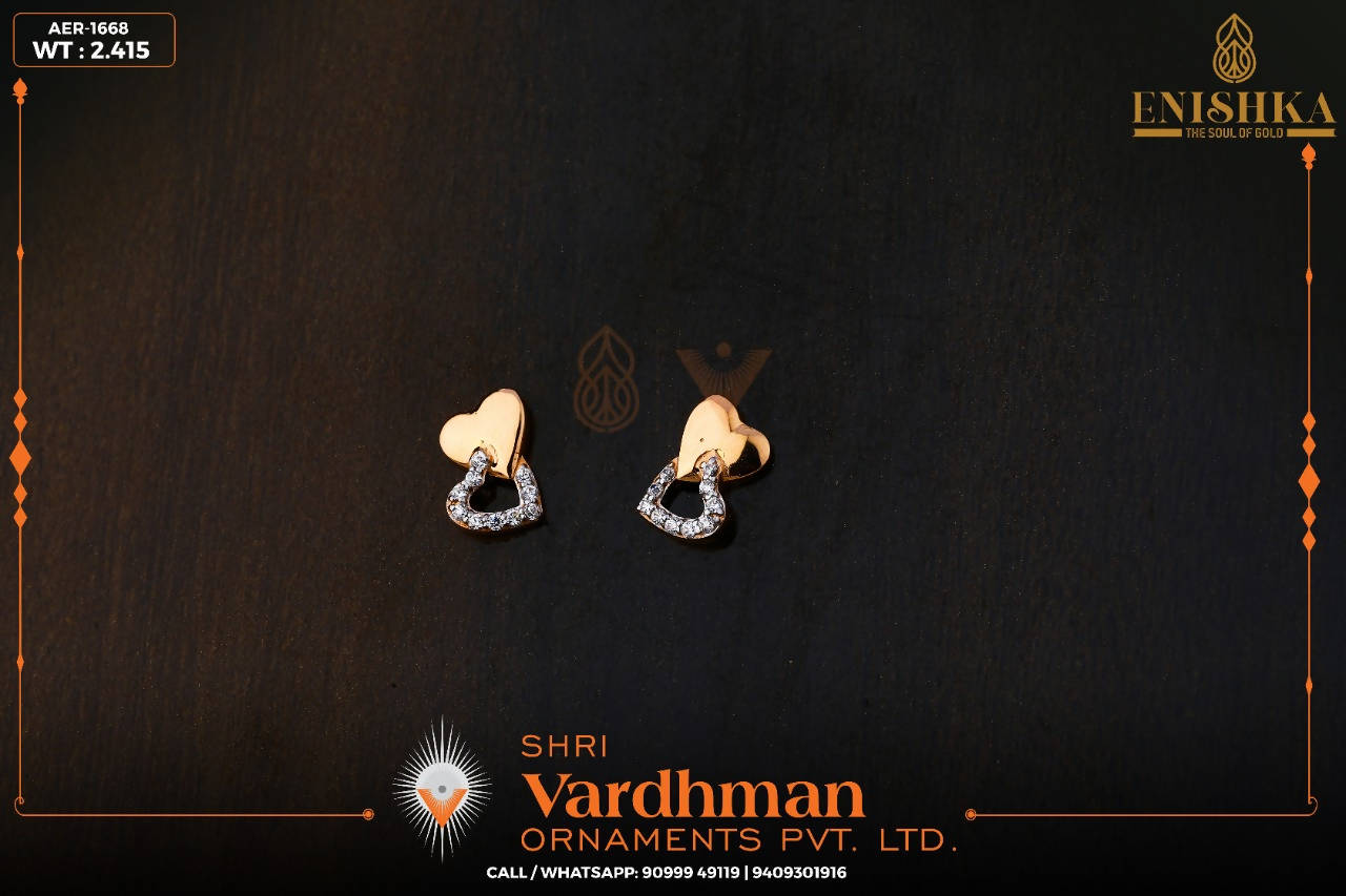 CZ Casting Earring Sarafa Bazar India