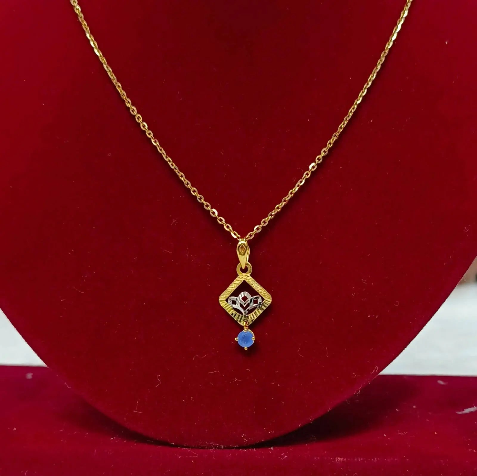 Turkish Italian Gold Pendant Sarafa Bazar India