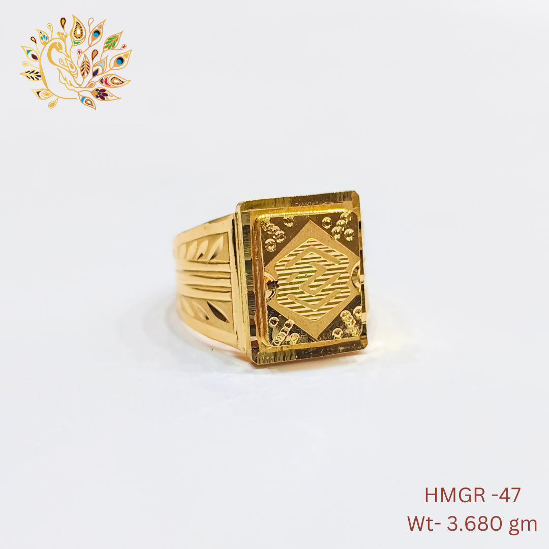 HMGR-47 - Handmade Gents Ring Sarafa Bazar India