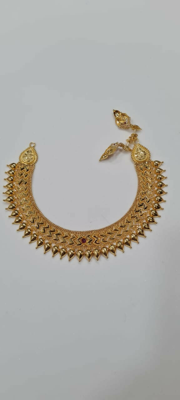 Gold Necklace Sarafa Bazar India