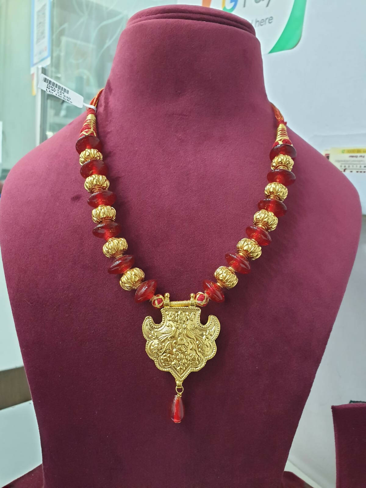 Light Weight Ghalsari Necklace Sarafa Bazar India