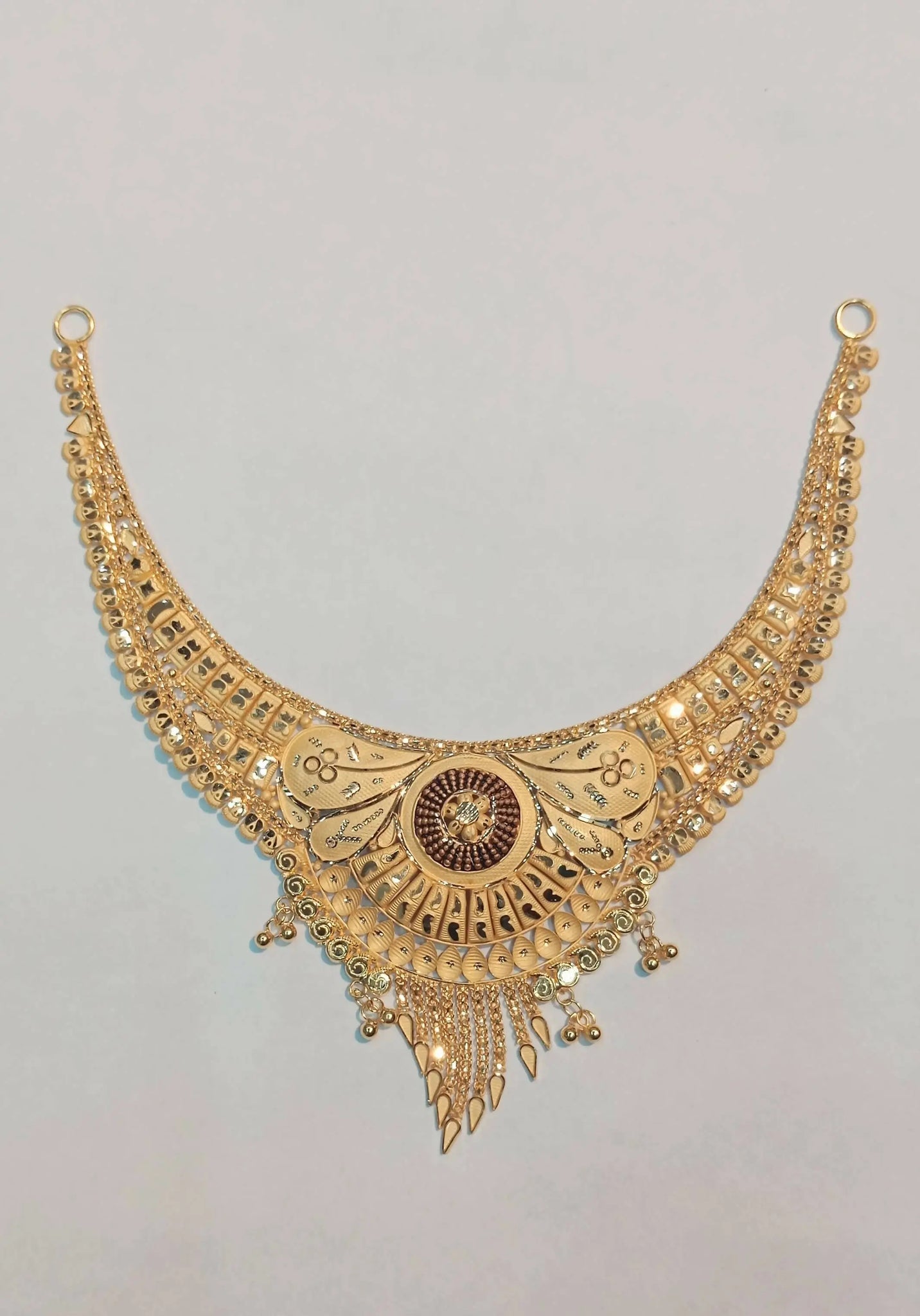 Gold Necklace Sarafa Bazar India