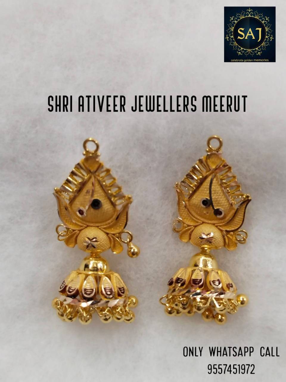 Gold Jhumki Sarafa Bazar