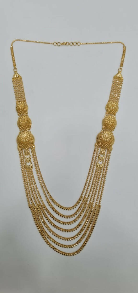 Gold Long Set Sarafa Bazar India