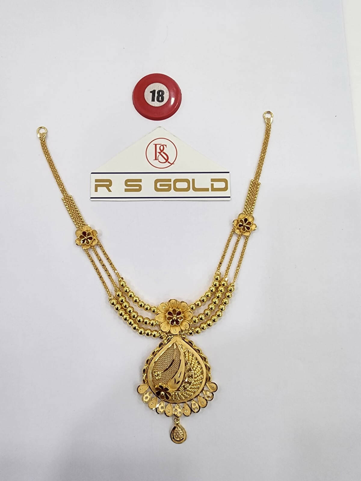 Gold Necklace Sarafa Bazar India