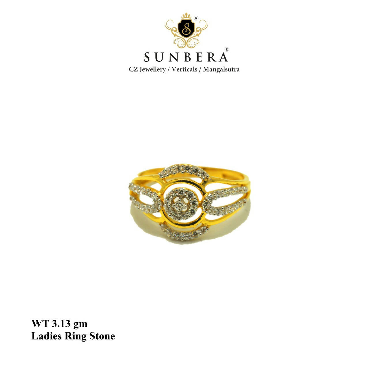 Ladies Stone Ring Sarafa Bazar India