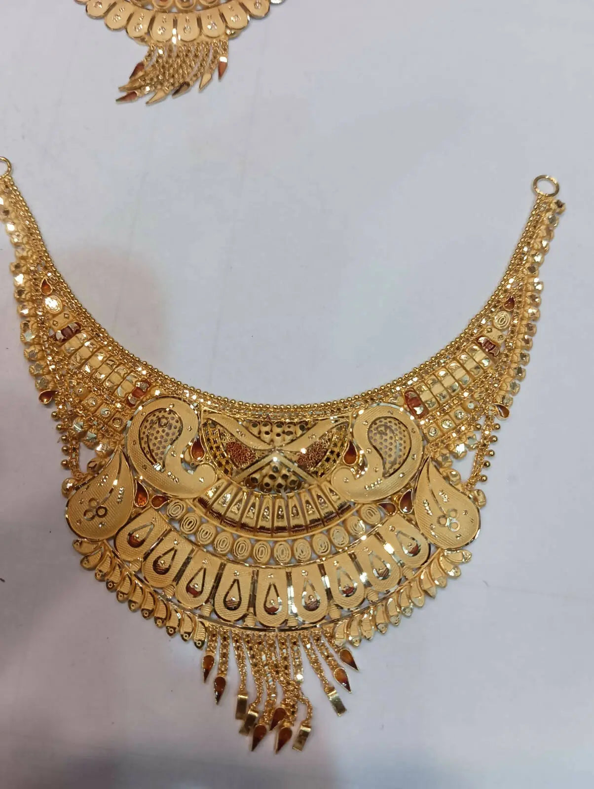 Gold Necklace Sarafa Bazar India