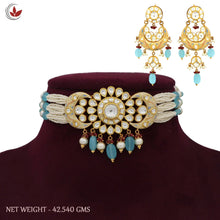 Kundan Antique Chick Set Sarafa Bazar India
