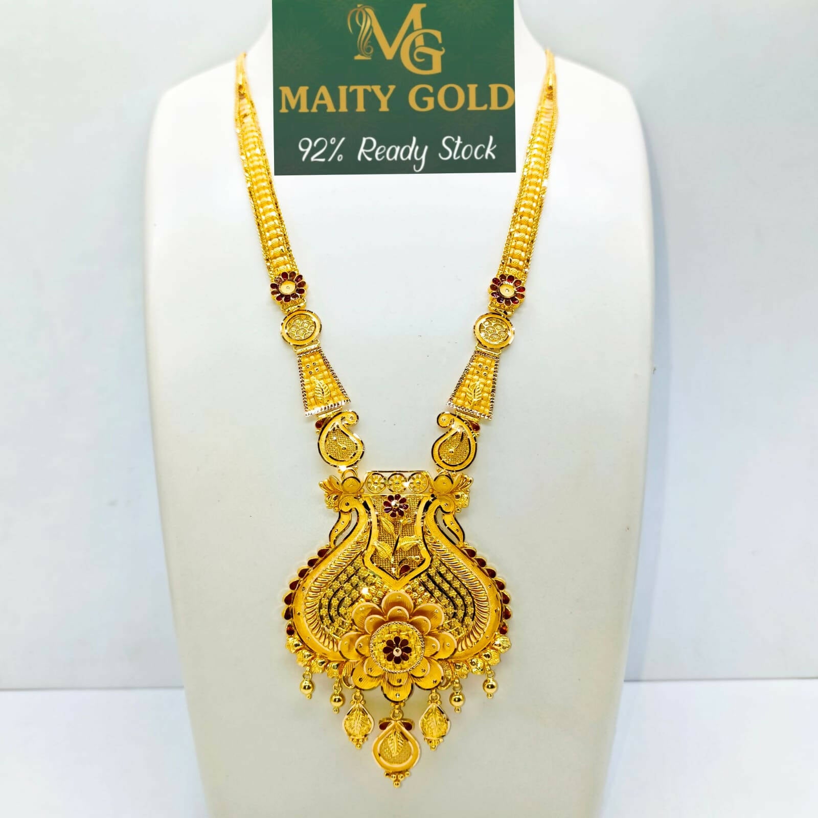 Gold Long Set Sarafa Bazar India