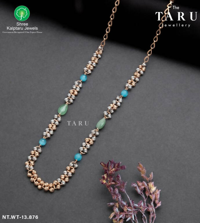 Italian Rose Gold Ladies Chain Sarafa Bazar India