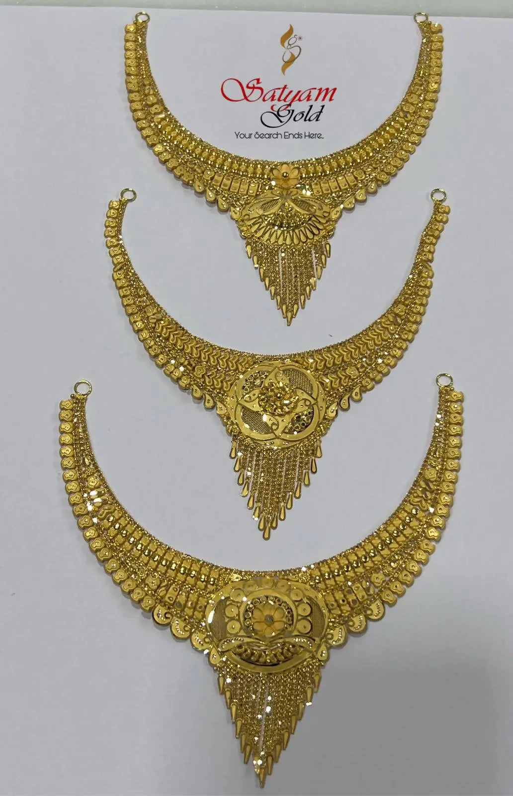 Gold Necklace Sarafa Bazar India