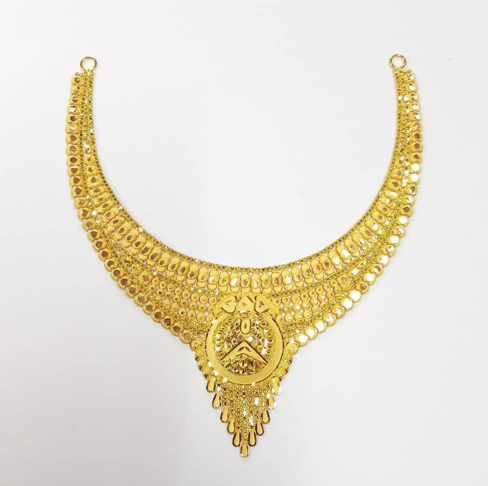 Gold Necklace Sarafa Bazar India