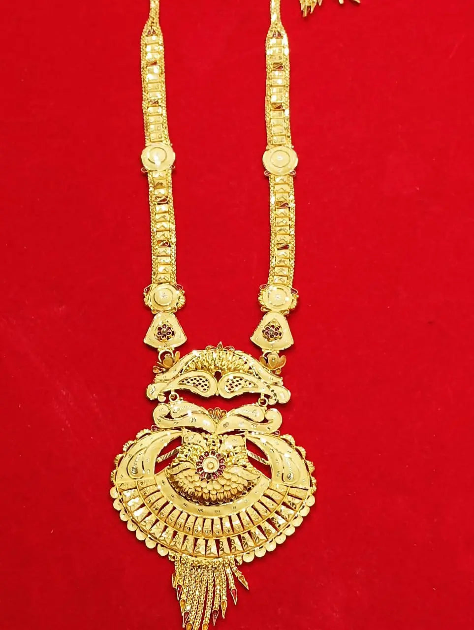 Gold Long Set Sarafa Bazar India