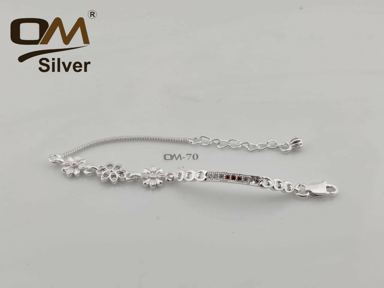 Silver Ladies Bracelet Sarafa Bazar India