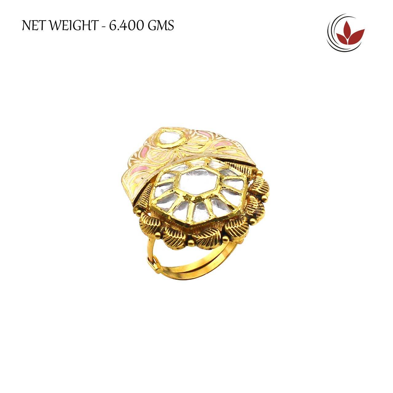 Antique Kundan Ring Sarafa Bazar