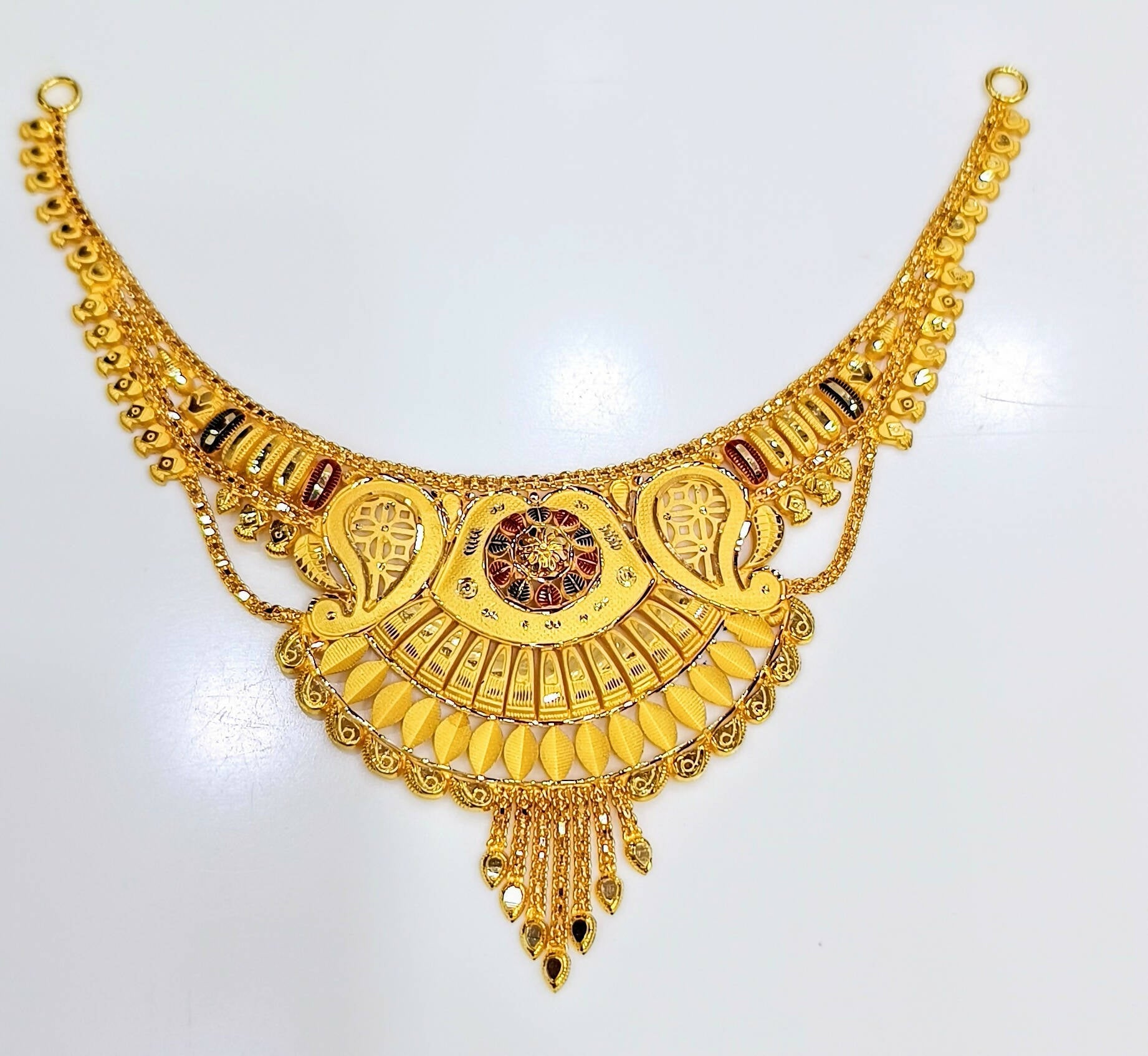 Gold Necklace Sarafa Bazar India