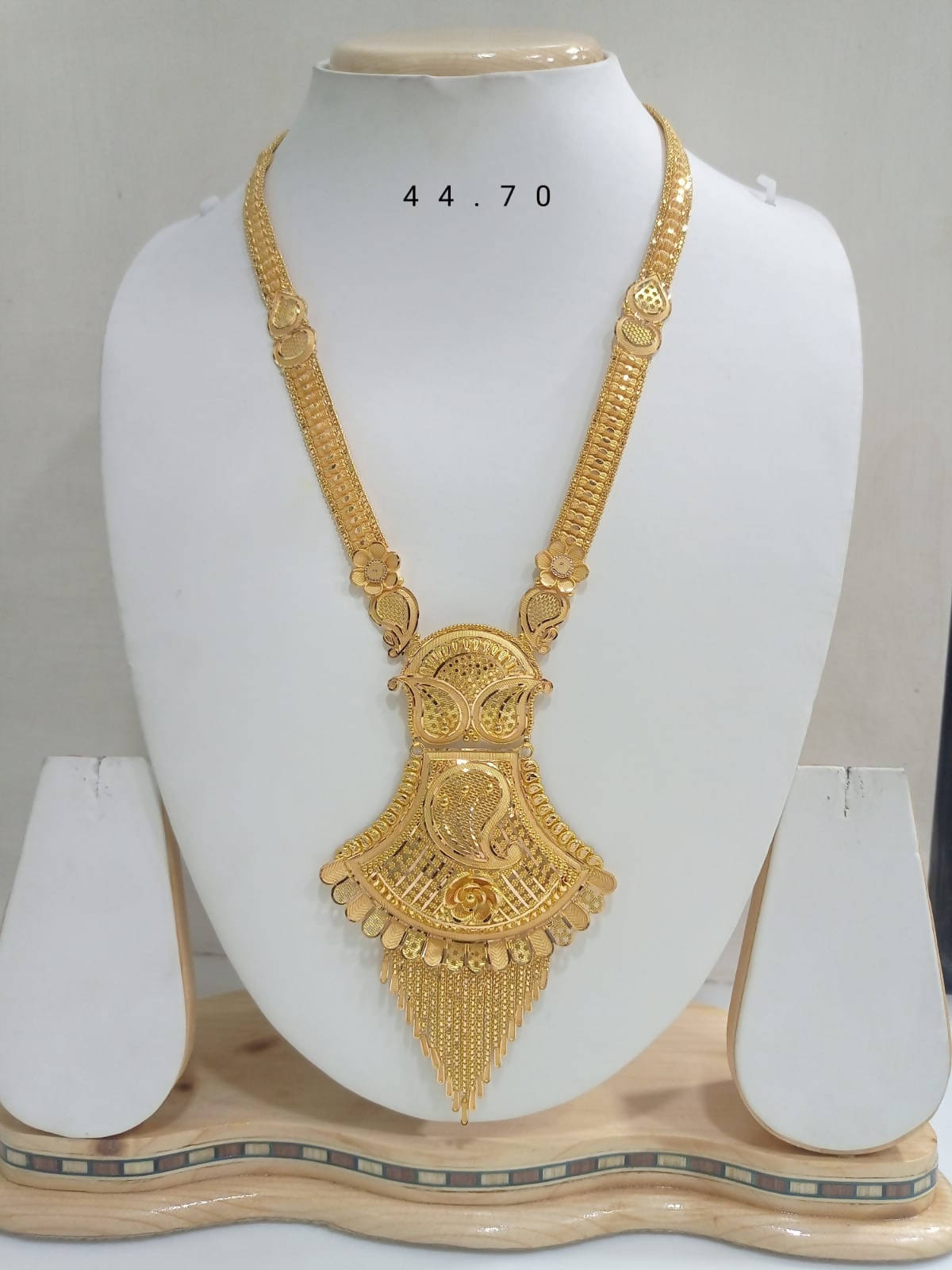 Gold Long Set Sarafa Bazar India