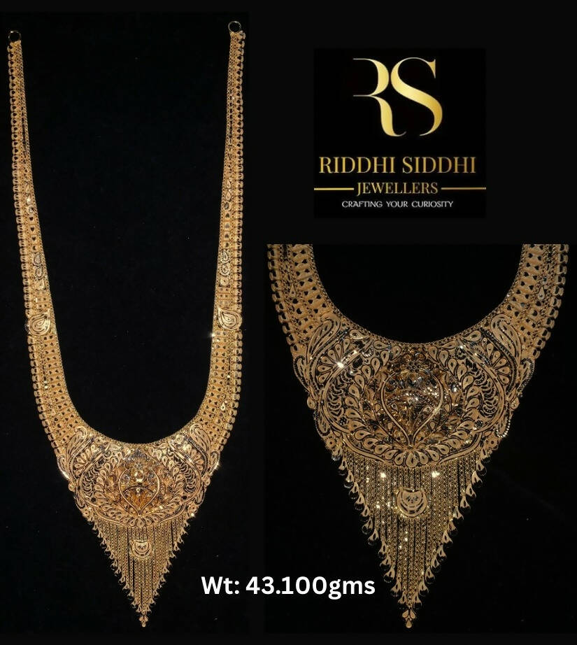 Gold Long Set Sarafa Bazar India