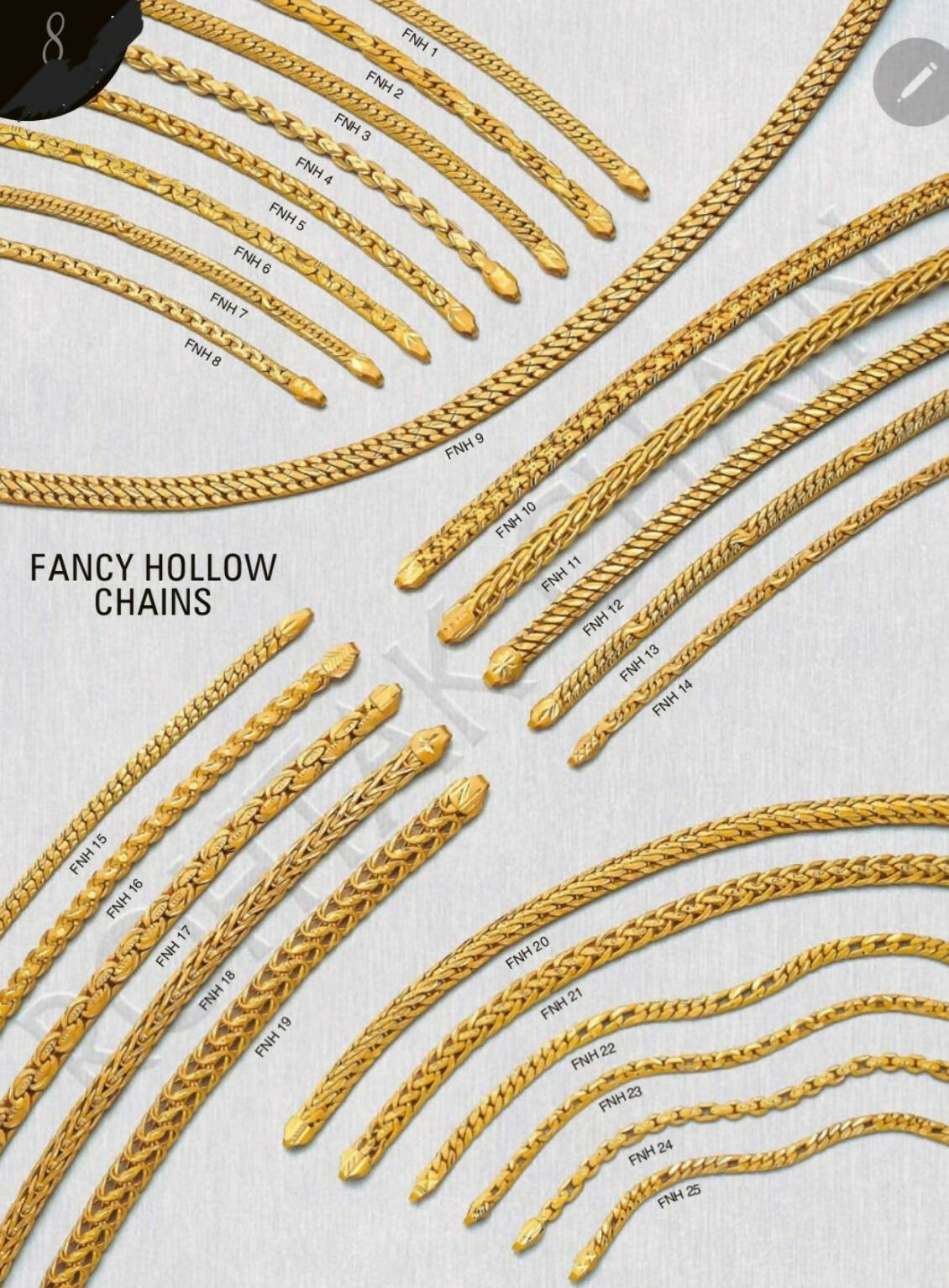 Fancy Hollow Chains Sarafa Bazar India