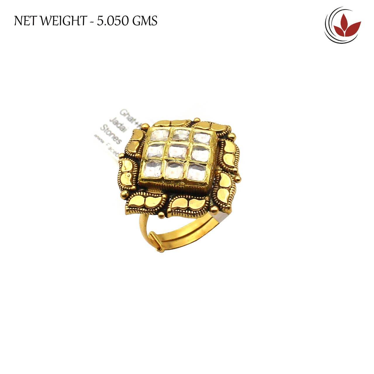 Antique Kundan Ring Sarafa Bazar