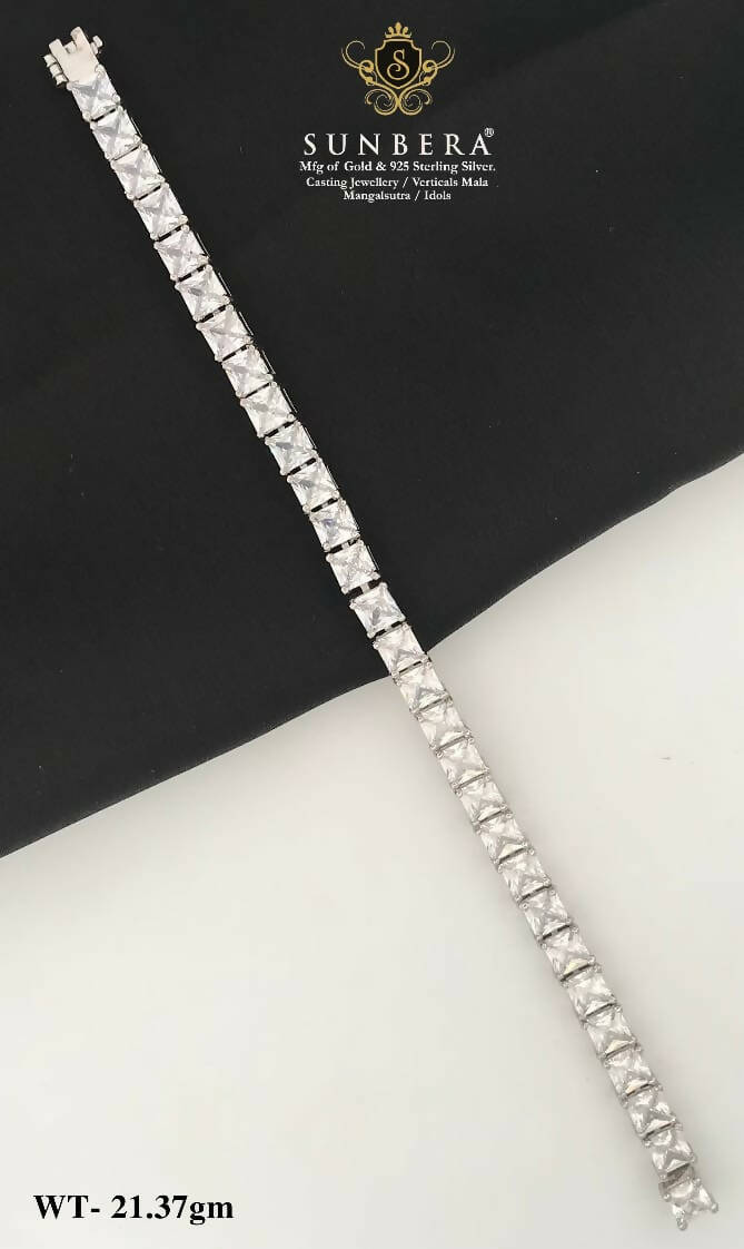 925 Silver Ladies Bracelet Sarafa Bazar India