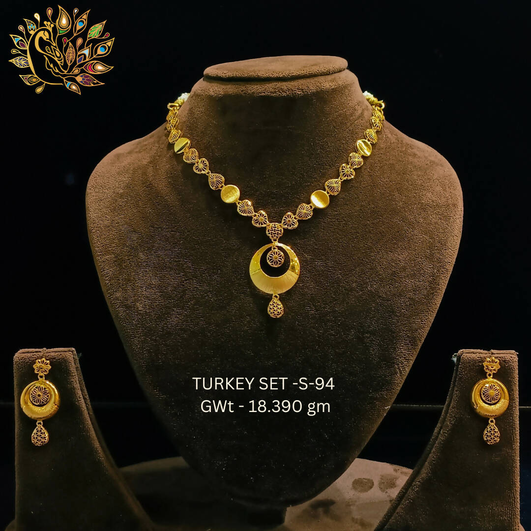 TURKEY SET-S-94 - Turkey Necklace Sets Sarafa Bazar India