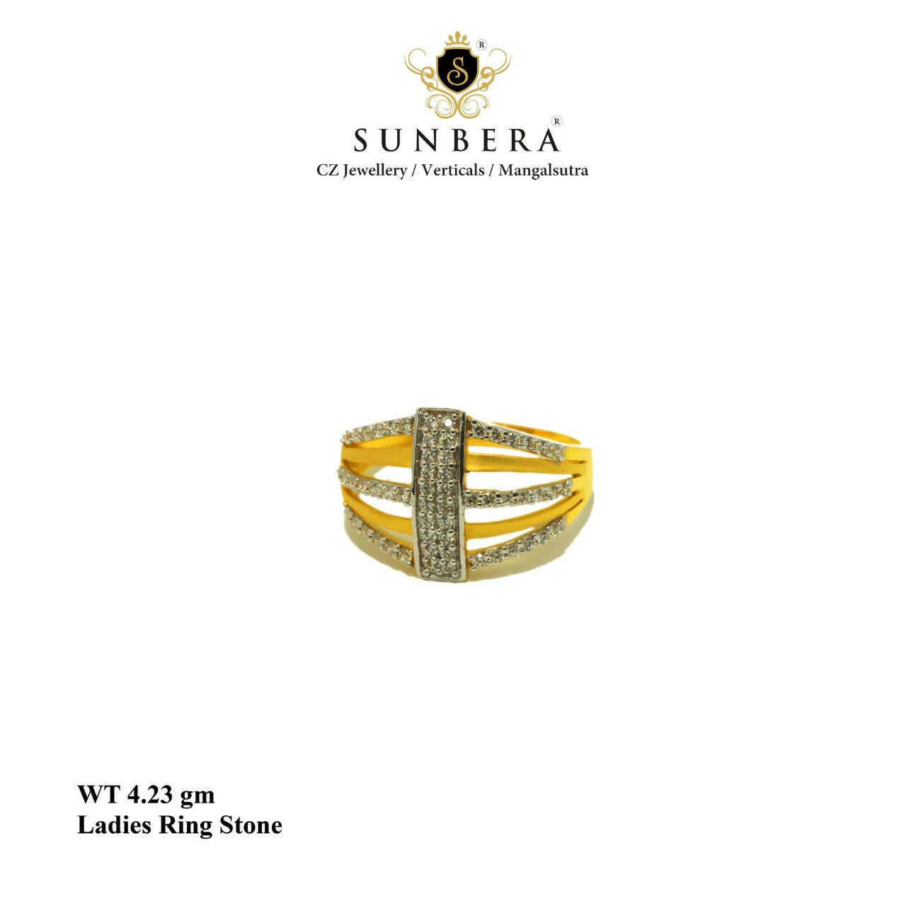 Ladies Stone Ring Sarafa Bazar India