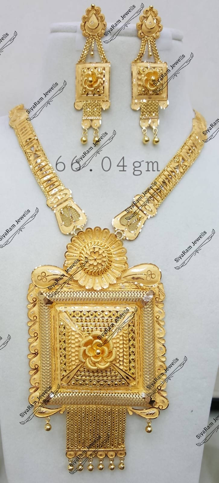 Gold Long Set Sarafa Bazar India