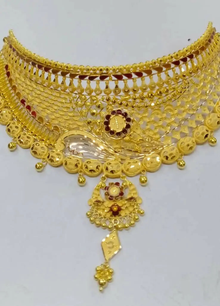 Gold Choker Sarafa Bazar India