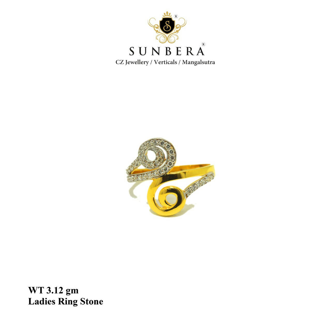 Ladies Stone Ring Sarafa Bazar India