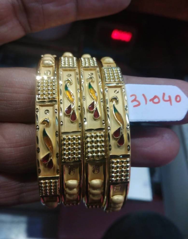 Plain Gold Bangles Sarafa Bazar