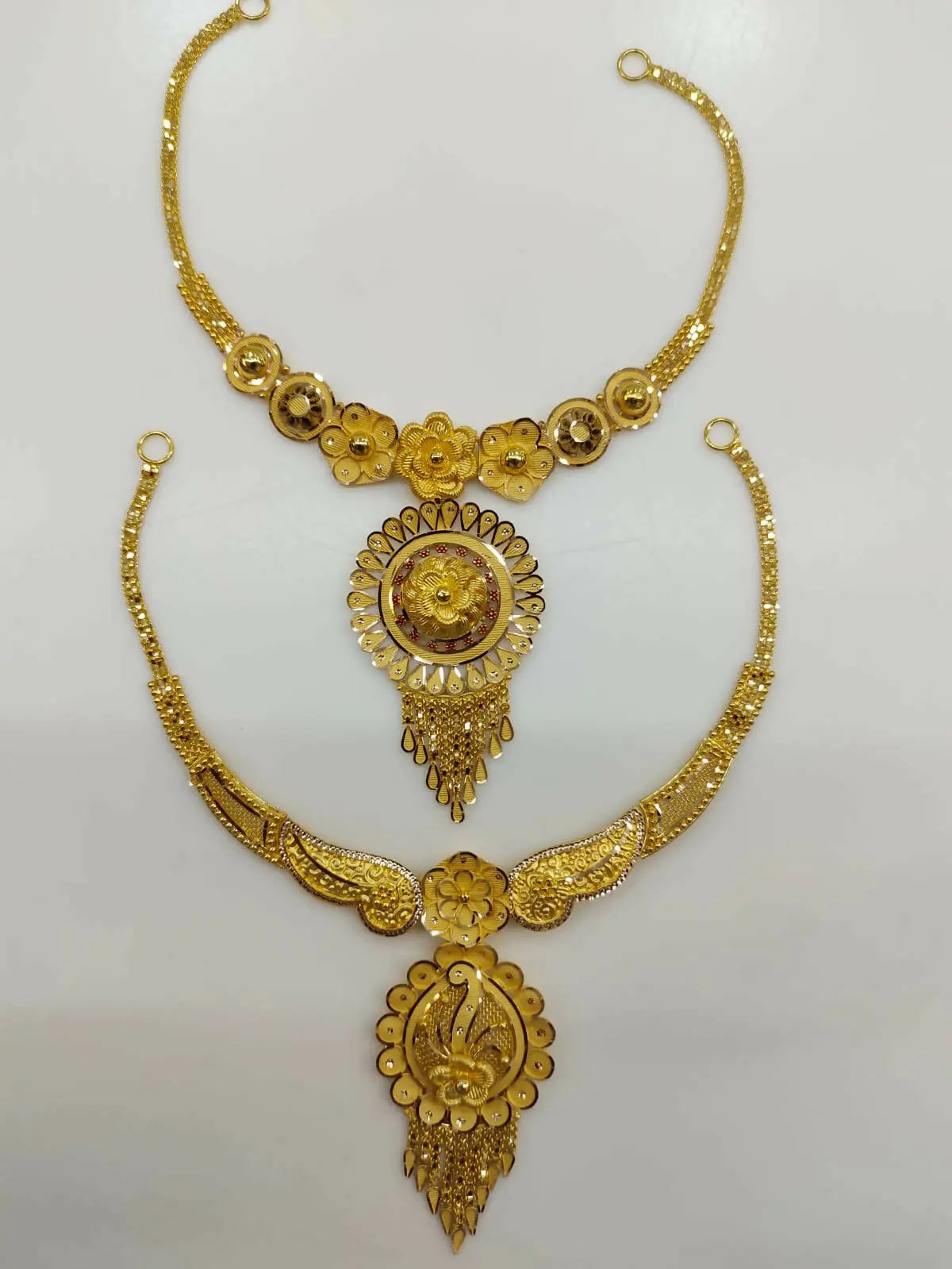 Gold Necklace Sarafa Bazar India