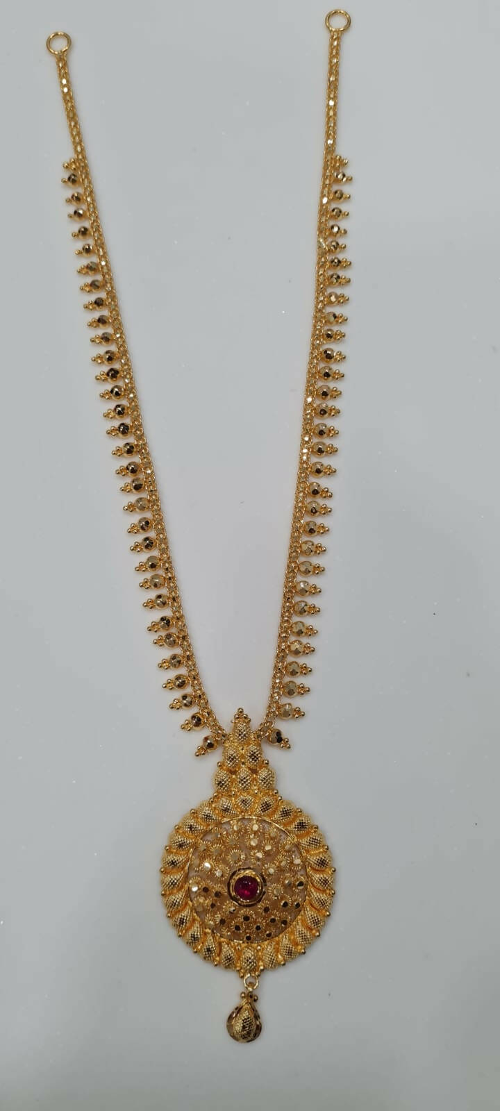 Gold Long Set Sarafa Bazar India