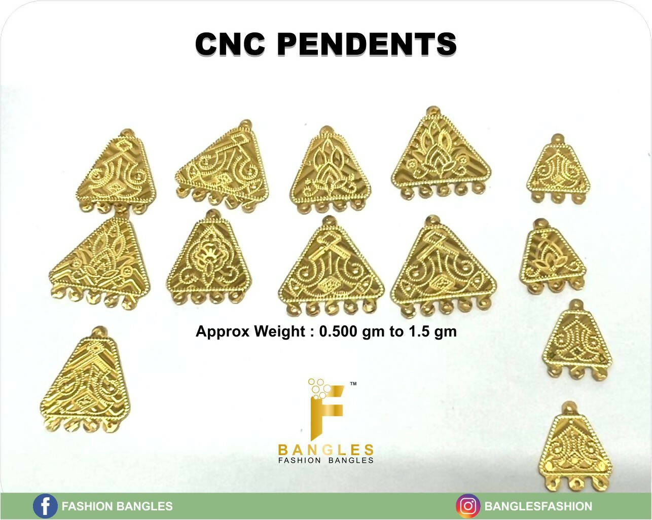 CNC Pendants Sarafa Bazar India