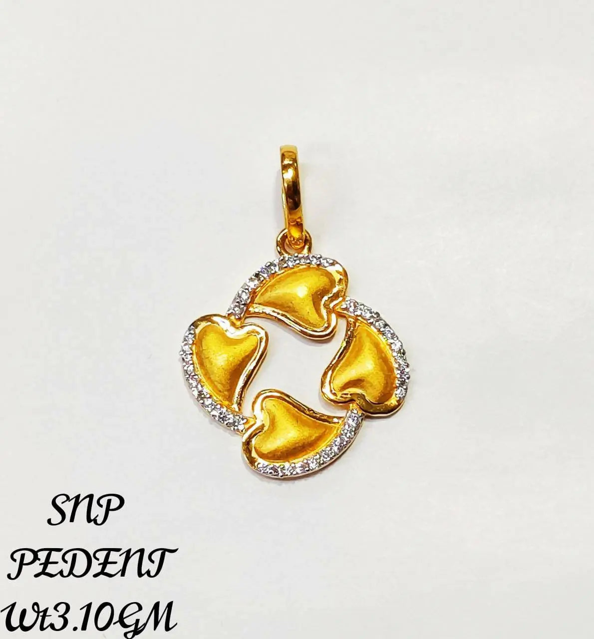 SNP Pendant CZ Casting Sarafa Bazar India