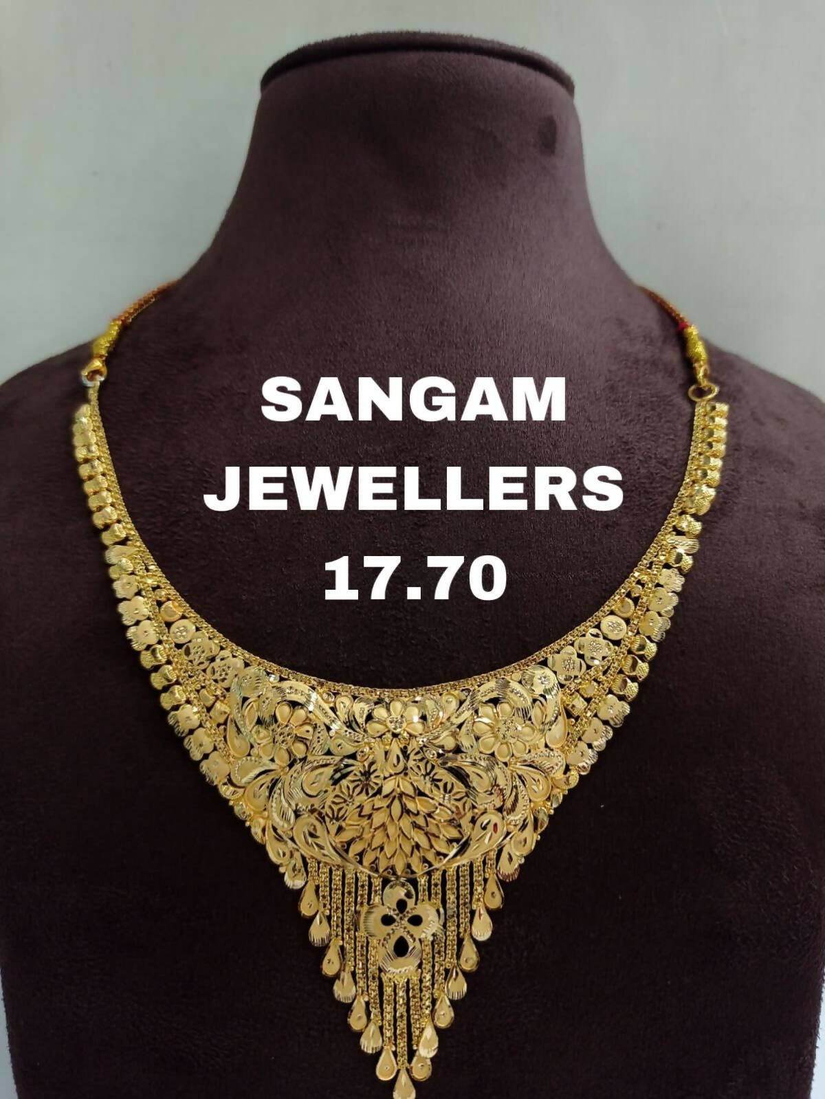 Gold Necklace Sarafa Bazar India