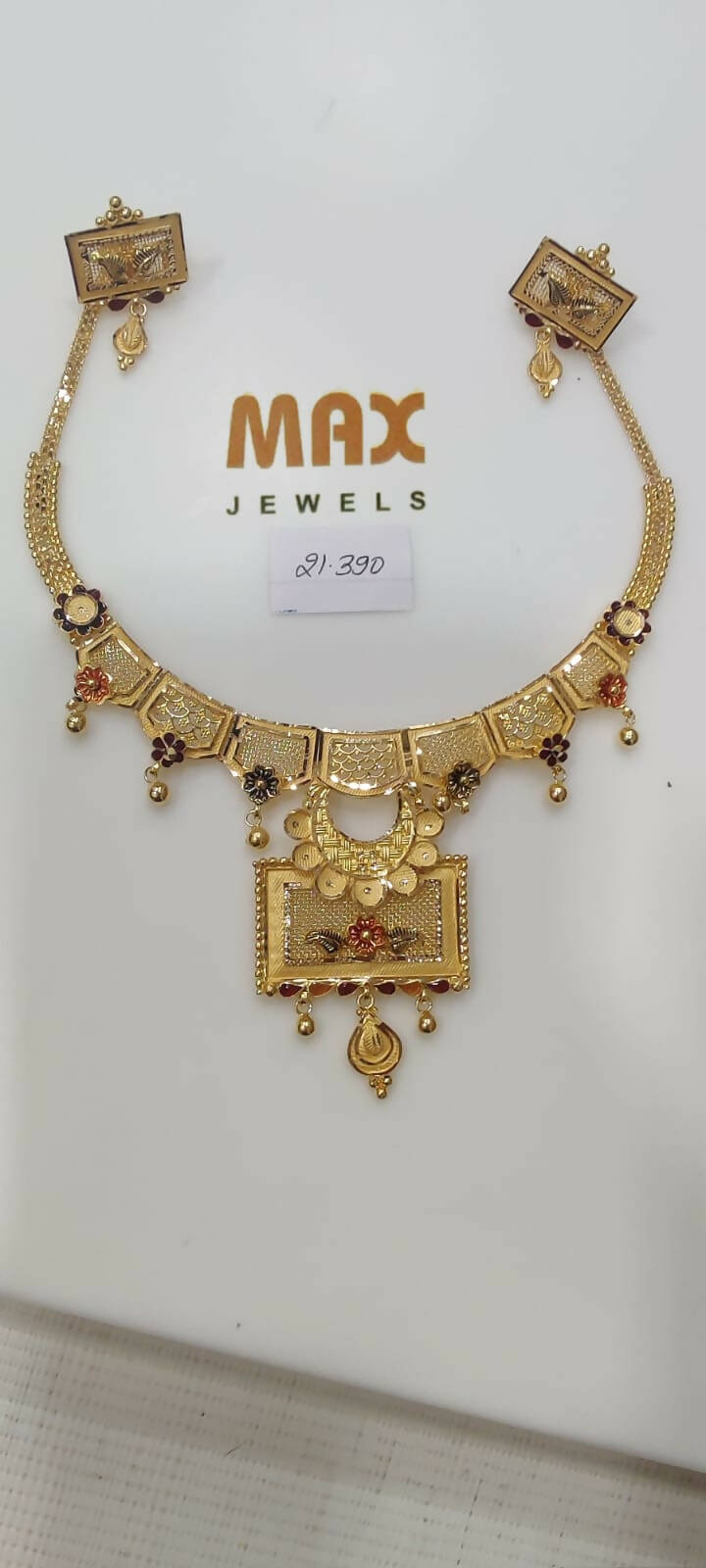 Gold Necklace Sarafa Bazar India