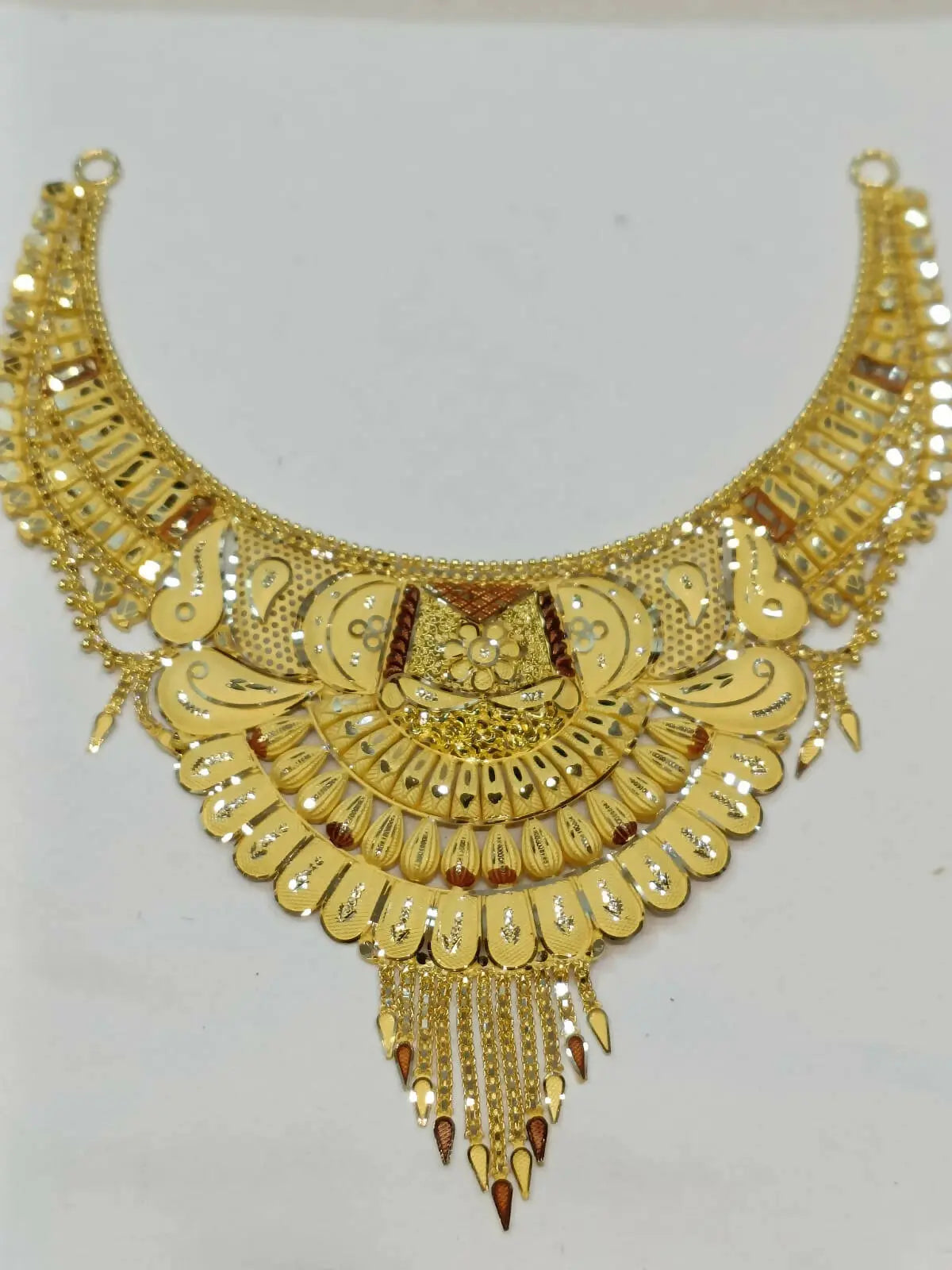 Gold Necklace Sarafa Bazar India