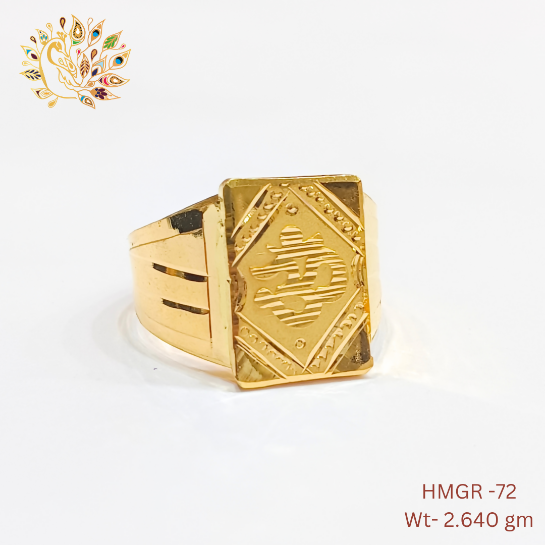 HMGR-72 - Handmade Gents Ring Sarafa Bazar India