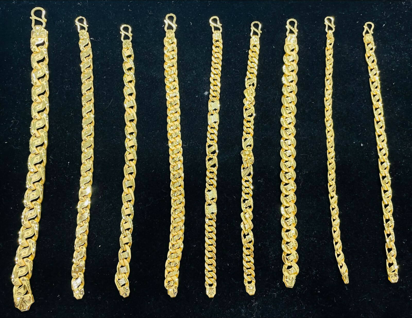 Gold Gents Bracelet Sarafa Bazar India