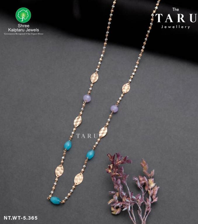 Italian Rose Gold Ladies Chain Sarafa Bazar India