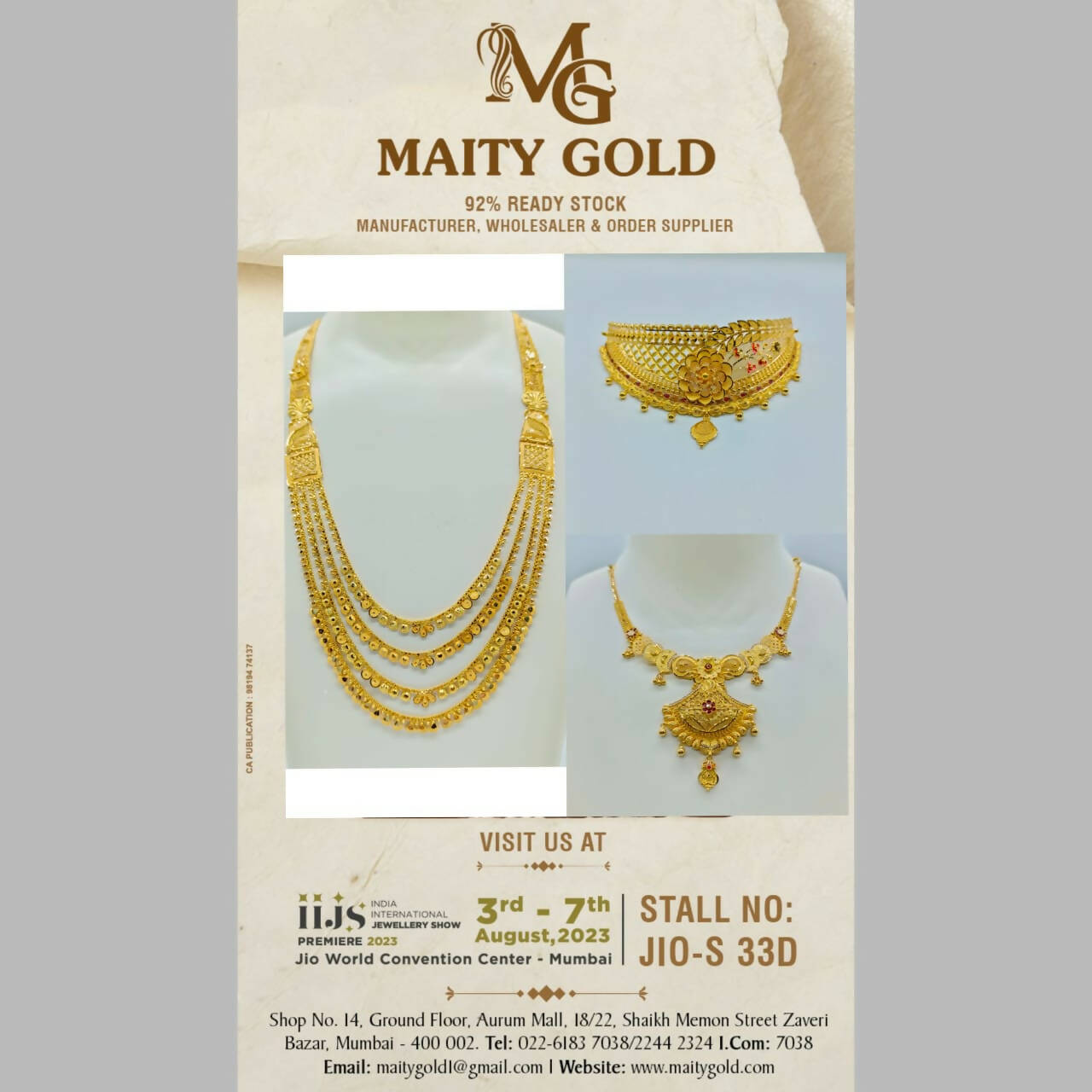 Gold Jewellery Sarafa Bazar India