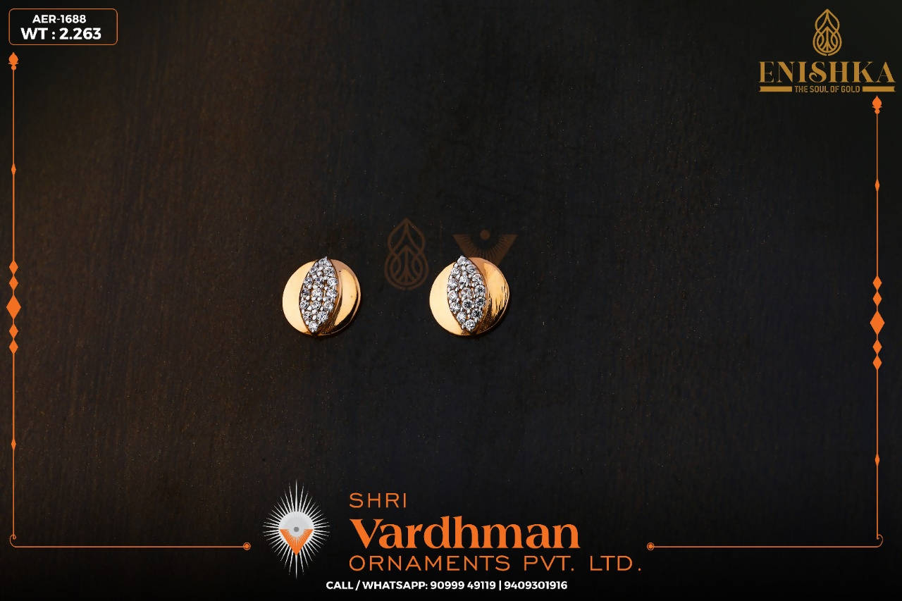 CZ Casting Earring Sarafa Bazar India