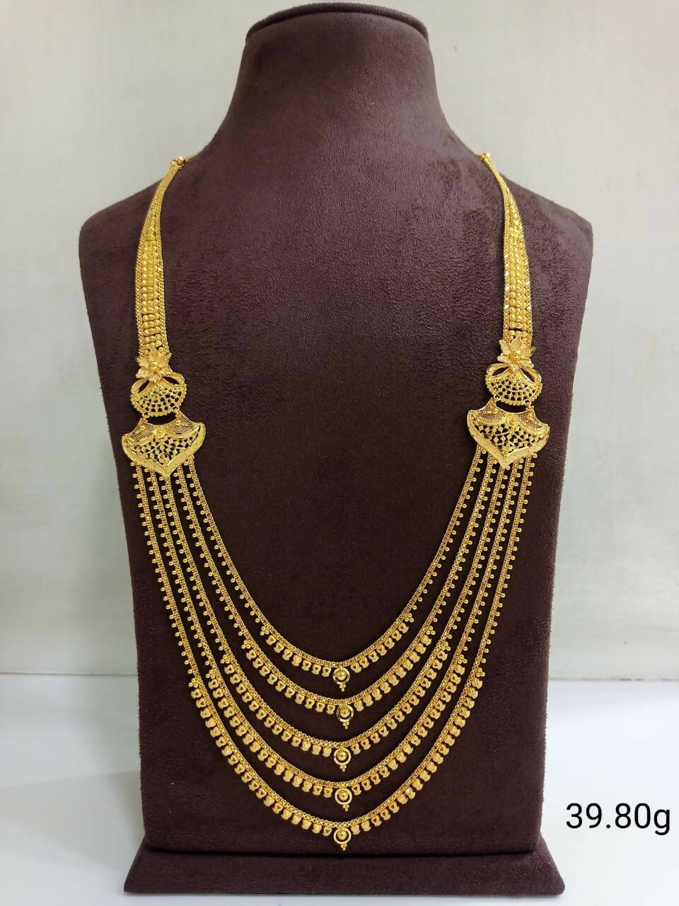 Gold Long Set Sarafa Bazar India