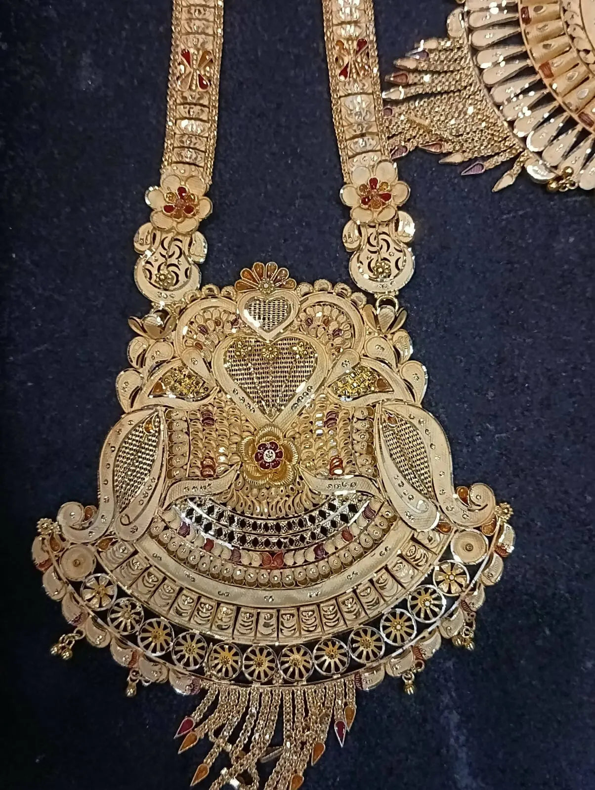 Gold Long Set Sarafa Bazar India