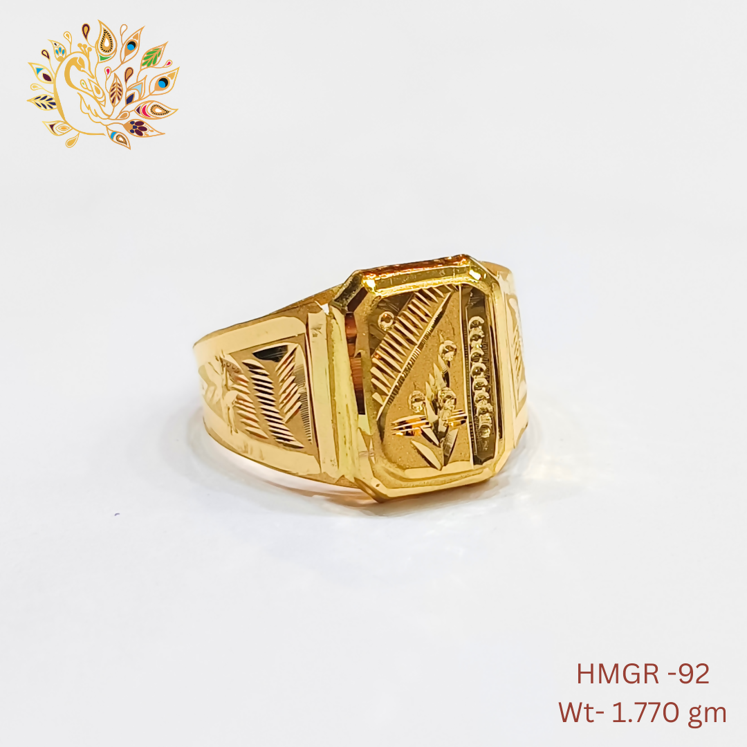 HMGR-92 - Handmade Gents Ring Sarafa Bazar India