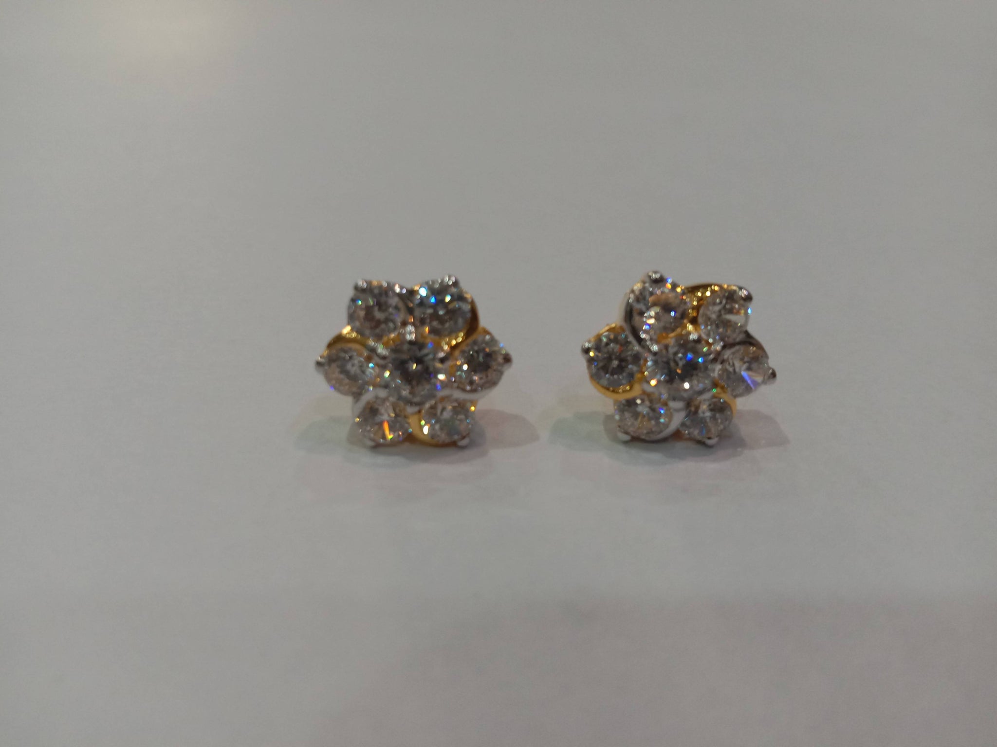 Swarovski CZ Casting Earrings Sarafa Bazar